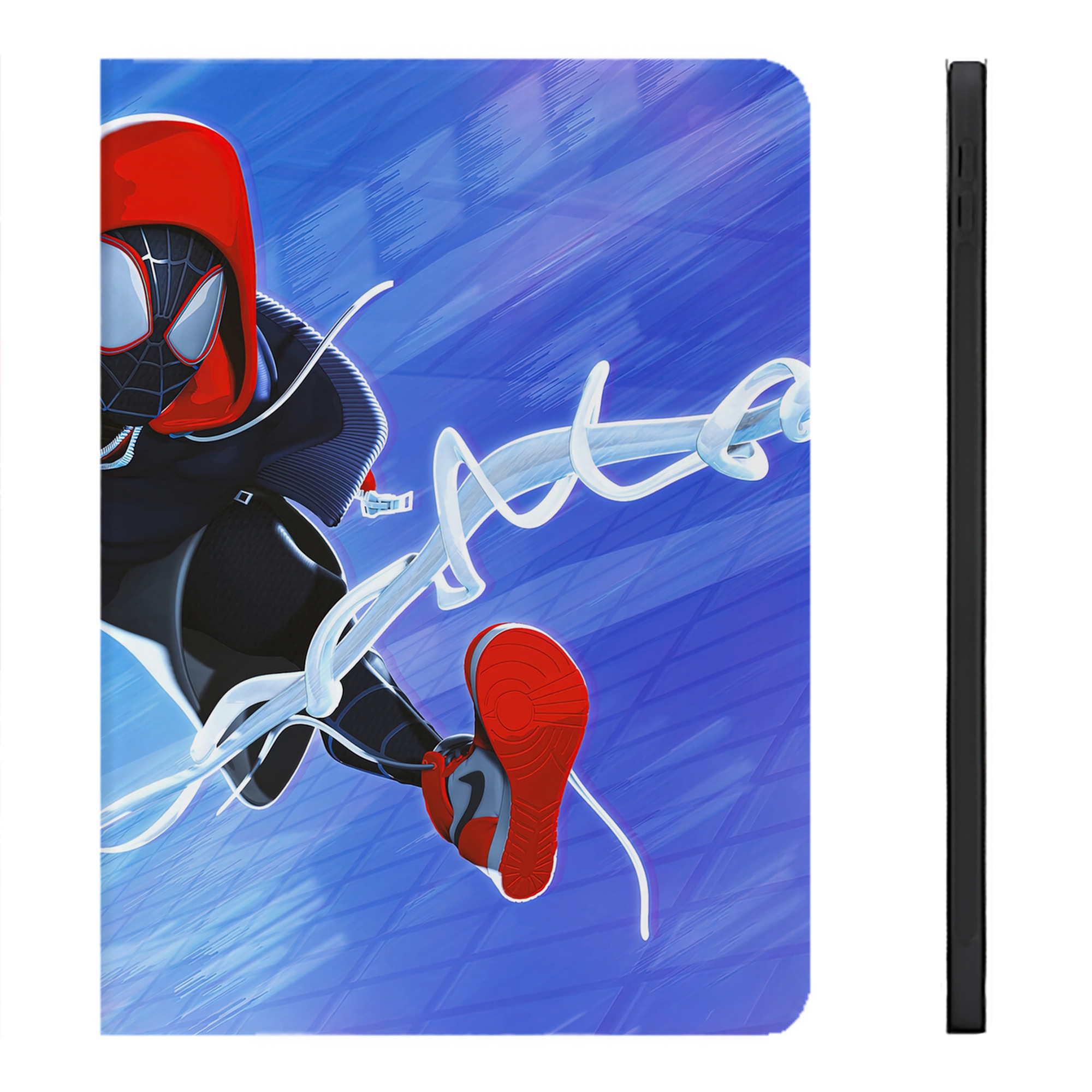 （画像用） Spider Man スパイダーマン IPadケース ペンホルダー付き ブックスタイルデザイン